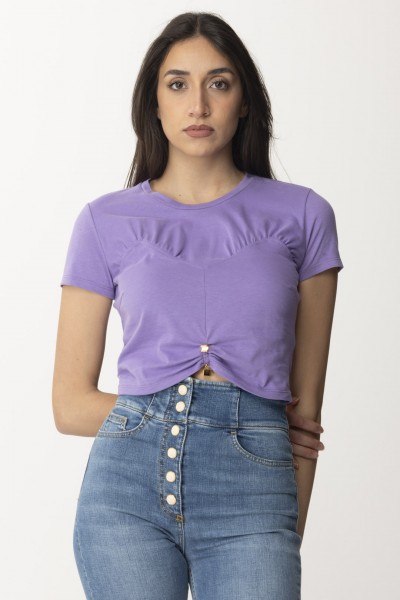 Elisabetta Franchi  T-Shirt mit Locken MA02242E2 IRIS