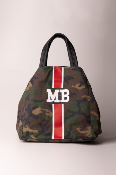 MIA BAG  Shopping bag grande camouflage 14341PE CAMOUFLAGE - BANDA ROS