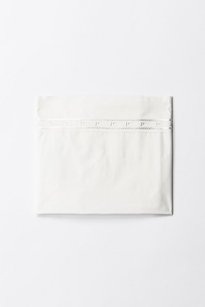 ELISABETTA FRANCHI BAMBINA  Sheet with embroidery ENLE0140CA270.D346 IVORY/IVORY