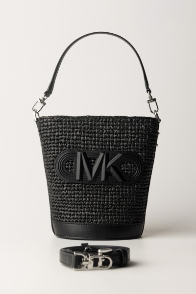 Michael Kors  Bucket bag in straw 32S4S10C5O BLACK/BLACK