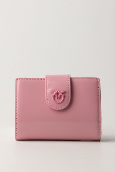 Pinko  Love Birds wallet in shiny leather 102840 A1EN P31B