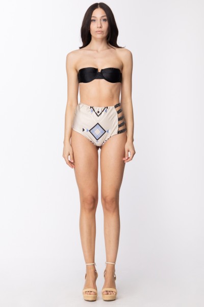 Me Fui  Bikini with high waist retro briefs and corals M21-0252X1 FANTASIA