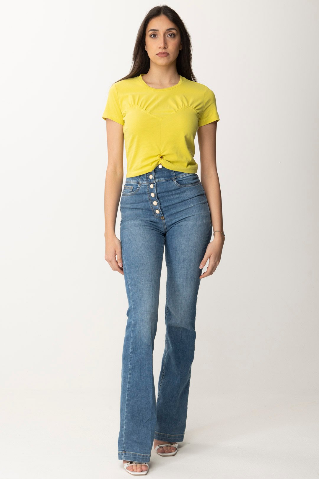 Preview: Elisabetta Franchi T-shirt with curl CEDRO