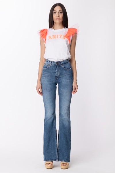 Aniye By  Tshirt wings con volant 185075 CORAL