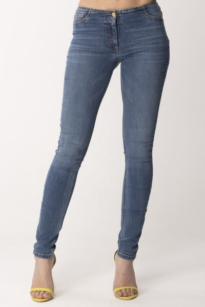 Elisabetta Franchi  Jeans skinny senza fascione PJ58S41E2 LIGHT BLUE