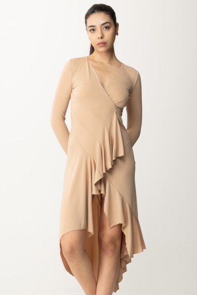 Aniye By  Asymmetric Dress with Ruches Sienna 185092 SKIN