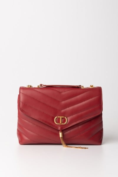 Twin-Set  Dreamy quilted bag with flap 232TB7430 RASPBERRY RADIANCE