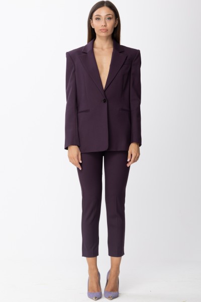 Patrizia Pepe  Slim fit blazer with glove sleeves 8S0428 A106 Blazon Purple