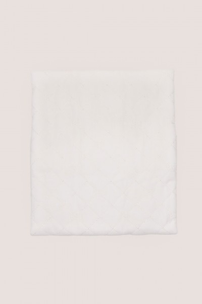 ELISABETTA FRANCHI BAMBINA  Cotton blanket with logo pattern ENCO0480JE0060004 AVORIO