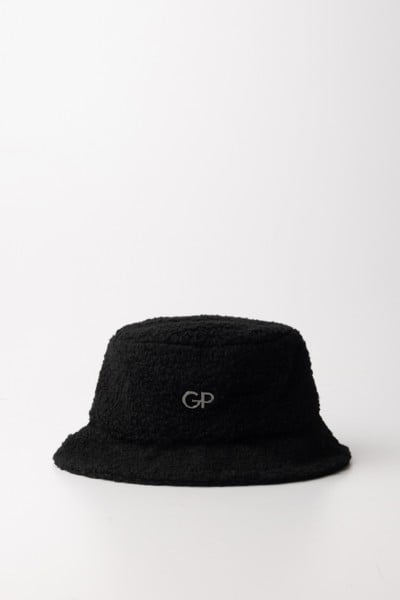 Gaelle Paris  Peachy hat with metallic logo GBADP5012 NERO SHERPA