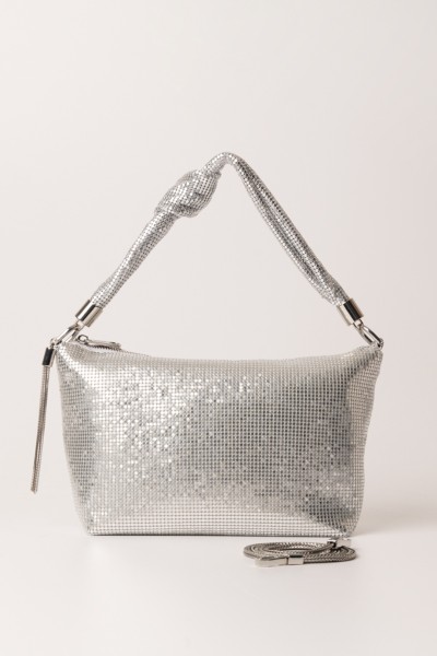 Twin-Set  Bag with sequins 231TD8391 SILVER