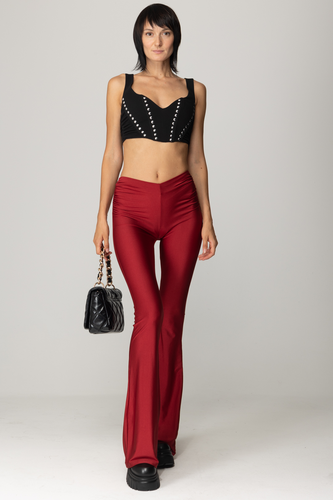 Preview: Aniye By Flared Dian trousers RED ROUGE