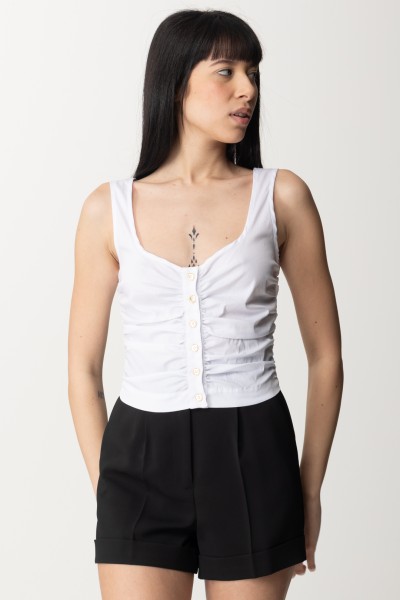 Pinko  Sleeveless shirt with curlings intanto s Z04