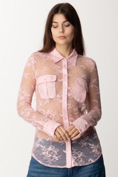 Aniye By  &quot;Lacy&quot; Lace shirt 185160 PINK