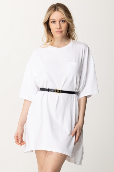 Replay  Sukienka t-shirtowa W9075 00023608P WHITE