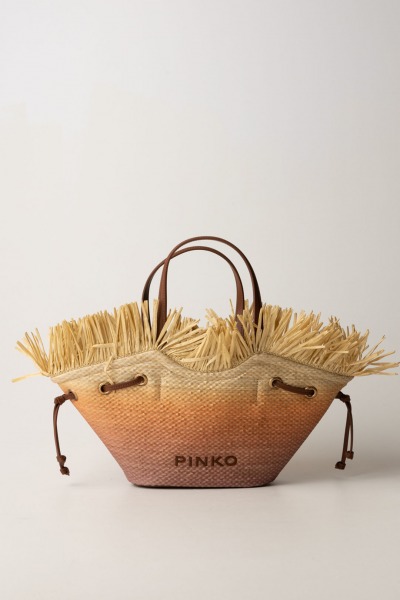 Pinko  Multicolored fringe shopper bag 102910 A1R6 NA8