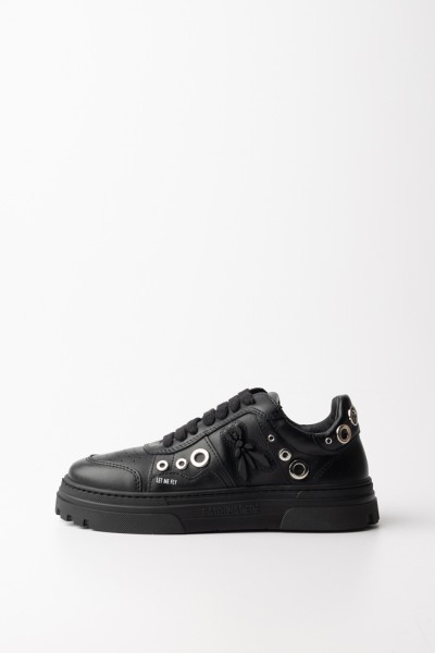Patrizia Pepe  Sneakers with eyelets inserts 2Z0082 L084 NERO