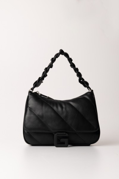Gaelle Paris  Quilted bag with zip and logo GBADP4166 NERO