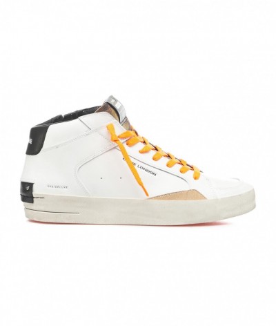 Crime London  Sneakers Sk8 Deluxe Mid bianco 459082_1925182