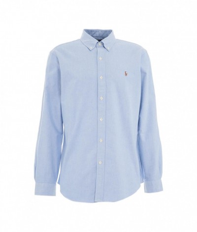 Polo Ralph Lauren  Camicia con ricamo del logo azzurro 458161_1921682