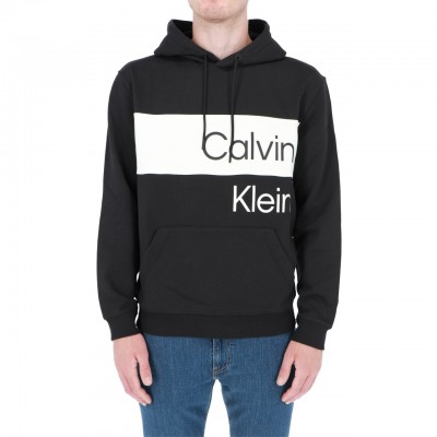 Calvin Klein Jeans  Felpa Calvin Klein Uoo Institutional Blocking Hoodie BEH CK BLACK 446701_1876046