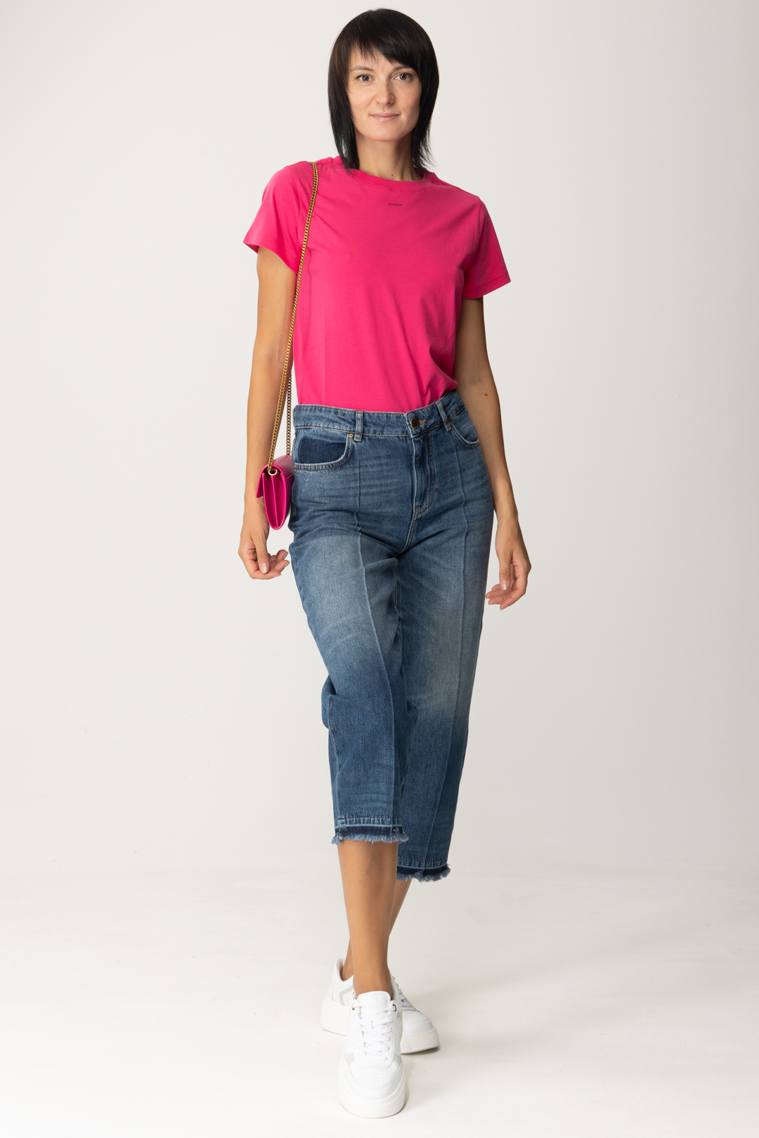 Preview: Pinko T-shirt with logo PINK PINKO